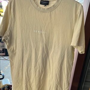 Men's Beige Short Sleeve Tee